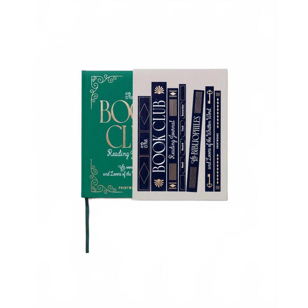 NEW PRINTWORKS book club journal in green